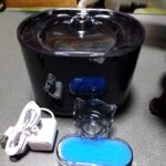 激安　通販　Temu　猫　ペット　給水器　FT666　2.2リットル　黒
